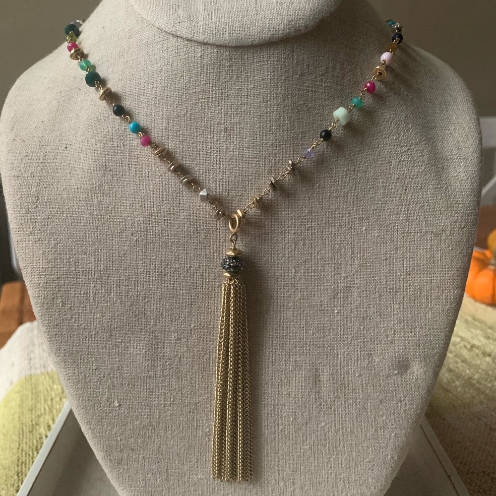 Stella & Dot Gitane Tassel Necklace - Picture 3 of 6